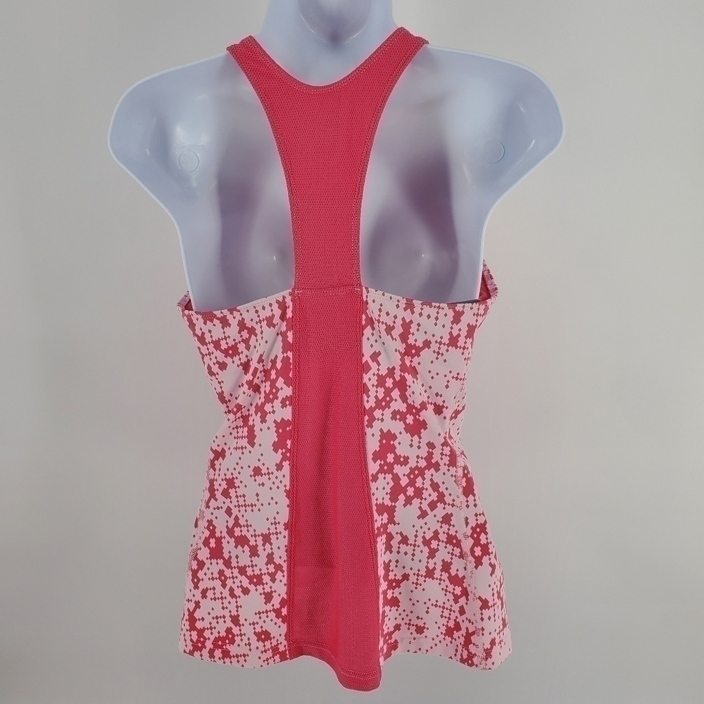 Nike Dri-Fit Pixel Shelf Bra Racer Back Tank Top - Picture 4 of 7